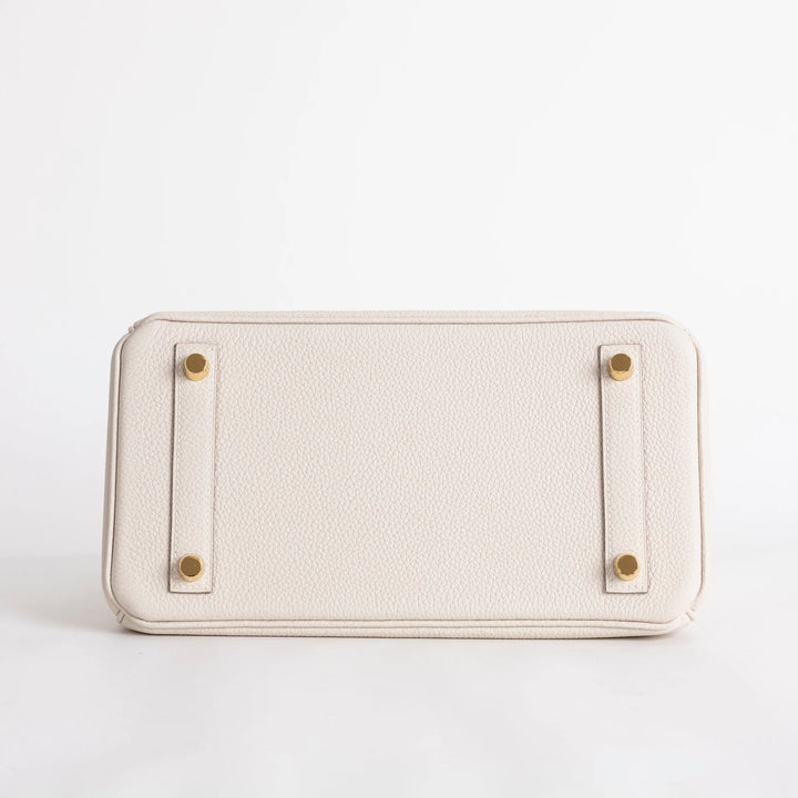 Birkin 25 Craie Togo Gold Hardware