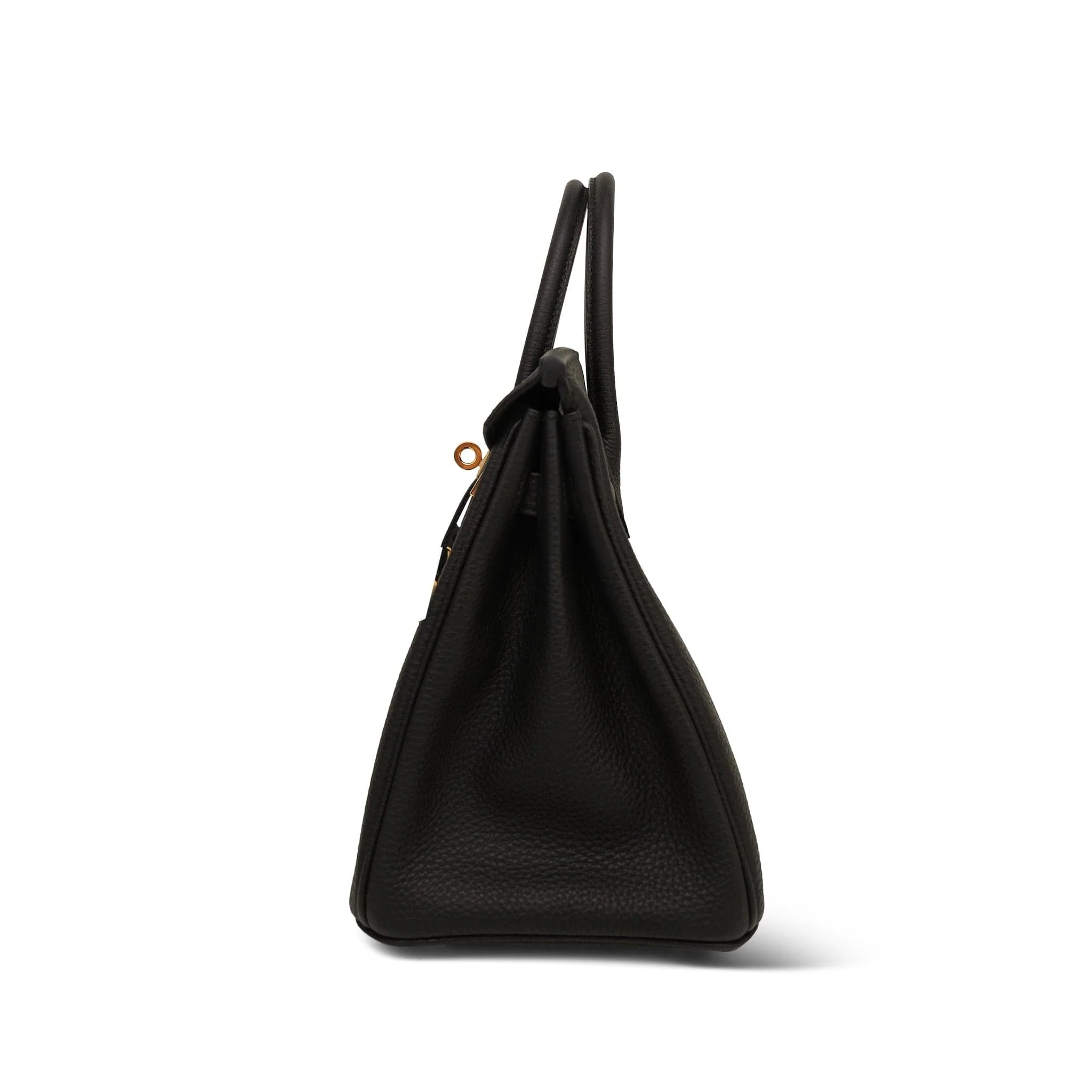 Birkin 25 Black Togo Gold Hardware K Stamp