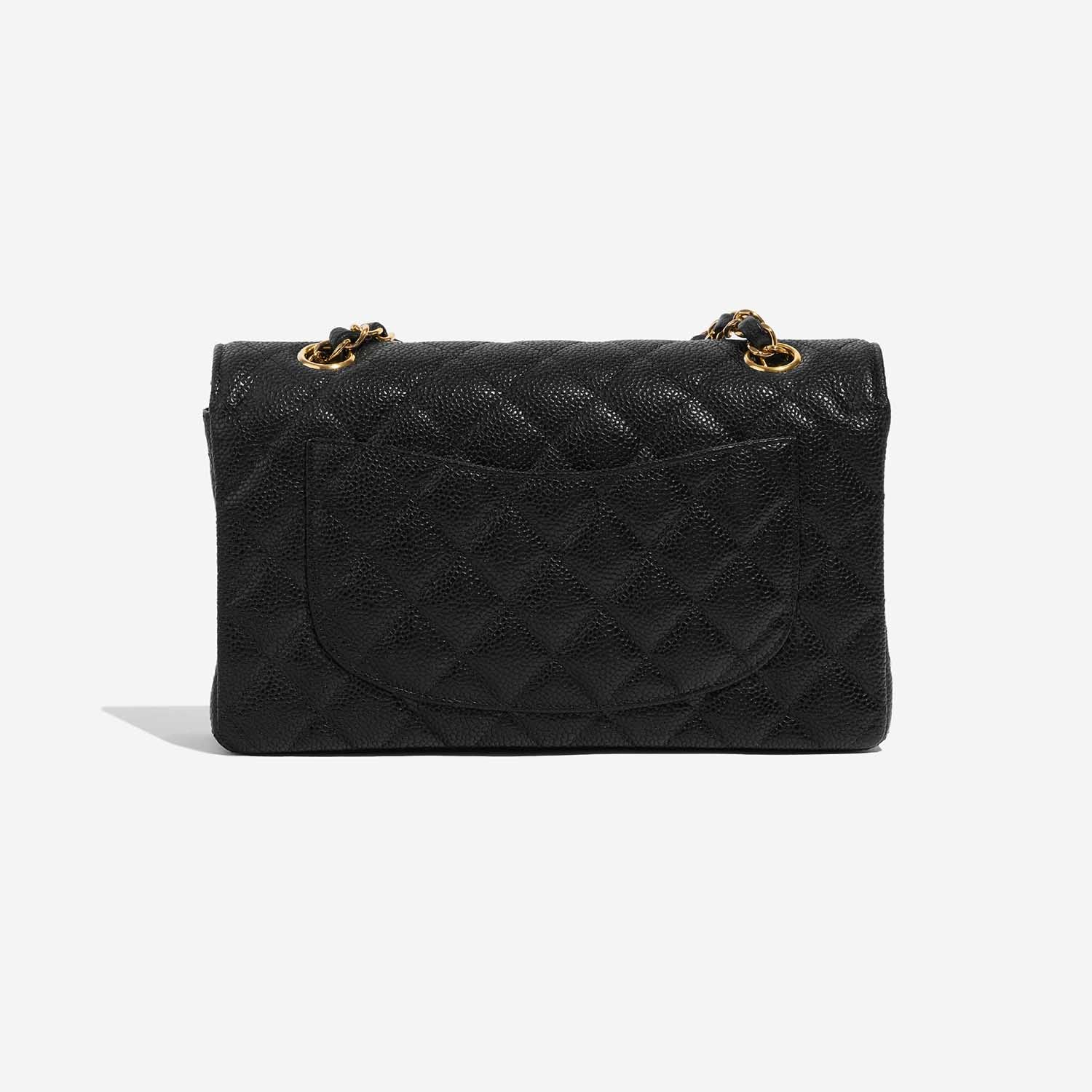Classic Double Flap Bag Quilted Caviar Small