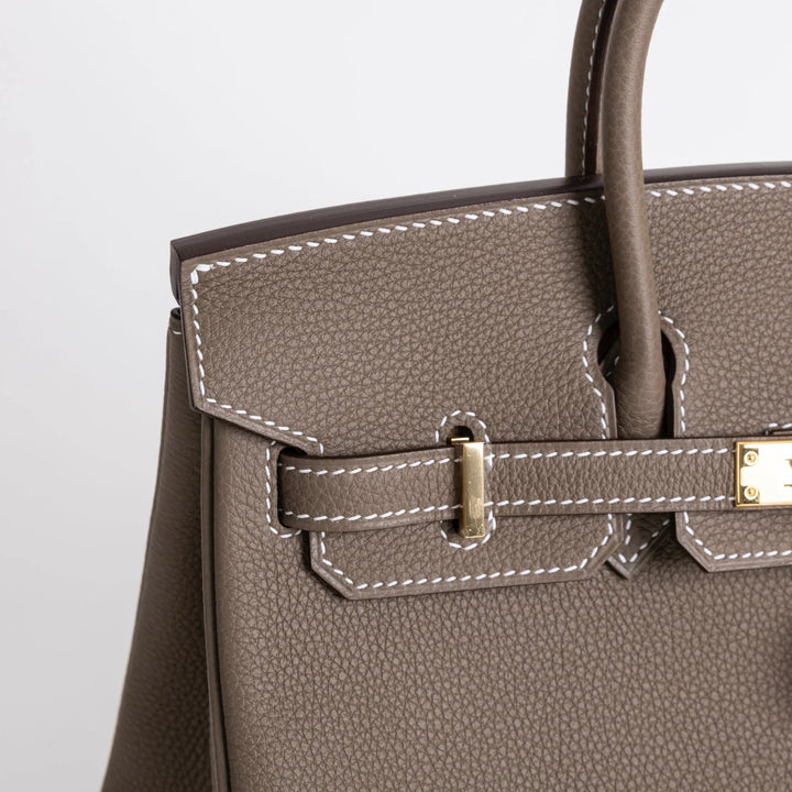 Birkin 25 Etoupe Togo Gold Hardware