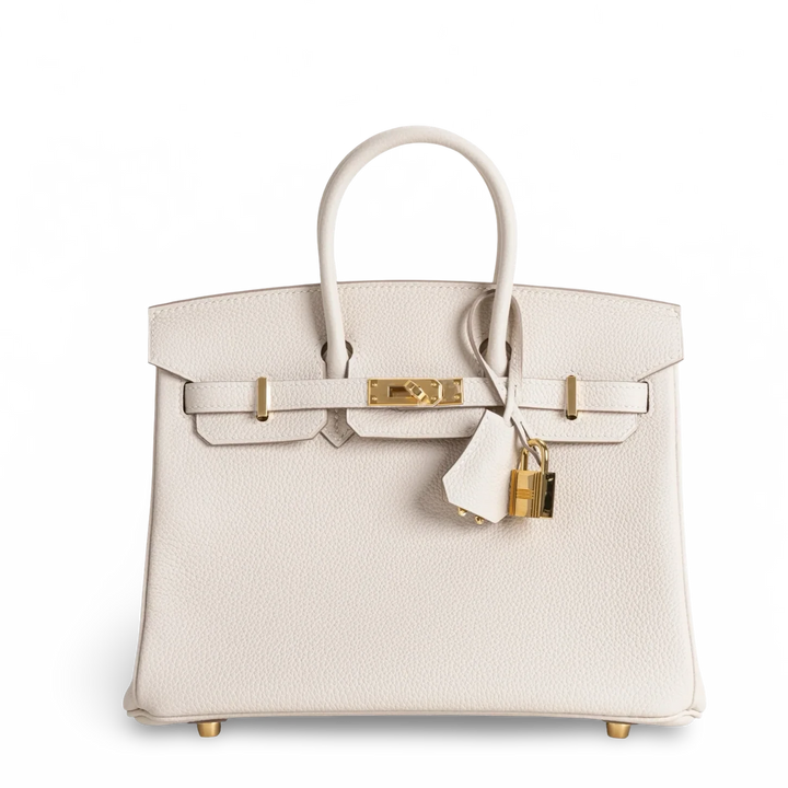Birkin 25 Craie Togo Gold Hardware
