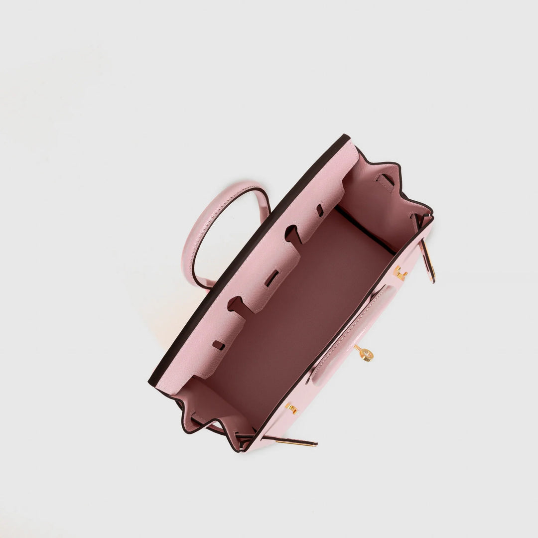 Birkin 25 Chevre Leather Rose Sakura Gold Hardware