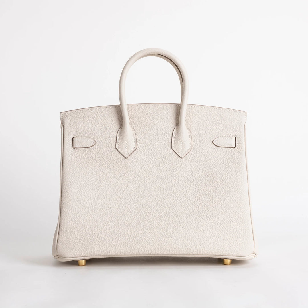 Birkin 25 Craie Togo Gold Hardware