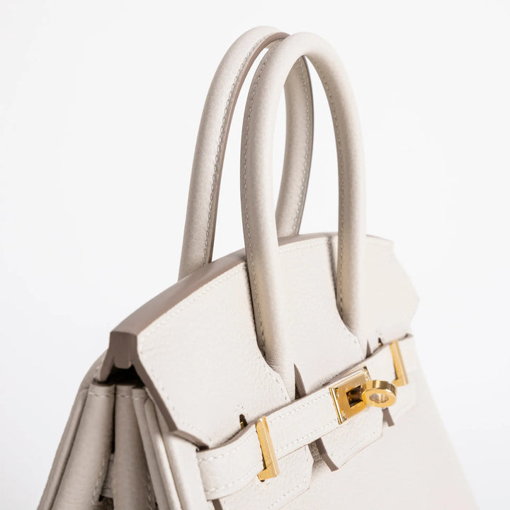 Birkin 25 Craie Togo Gold Hardware