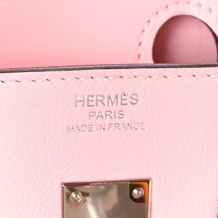 Birkin 25 Swift Leather Rose Sakura Palladium Hardware