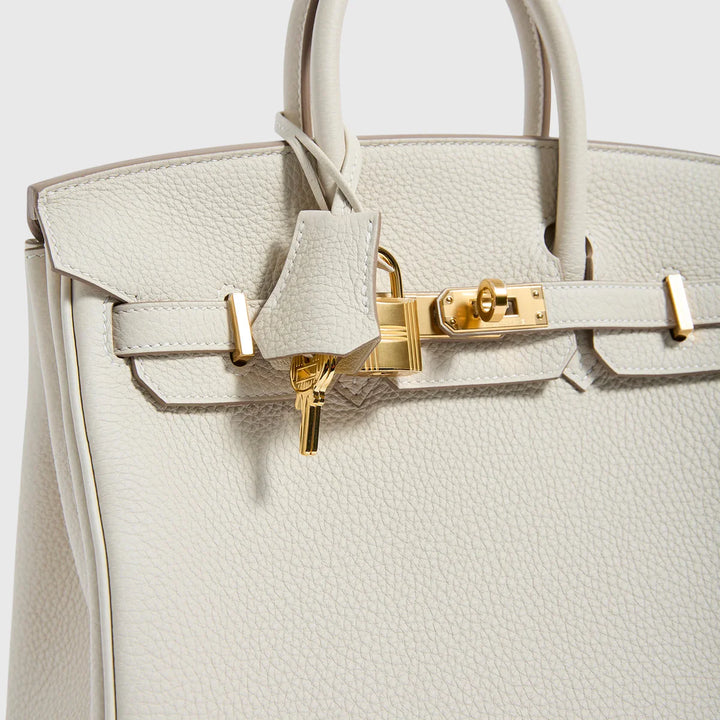 Birkin 25 Craie Togo Gold Hardware