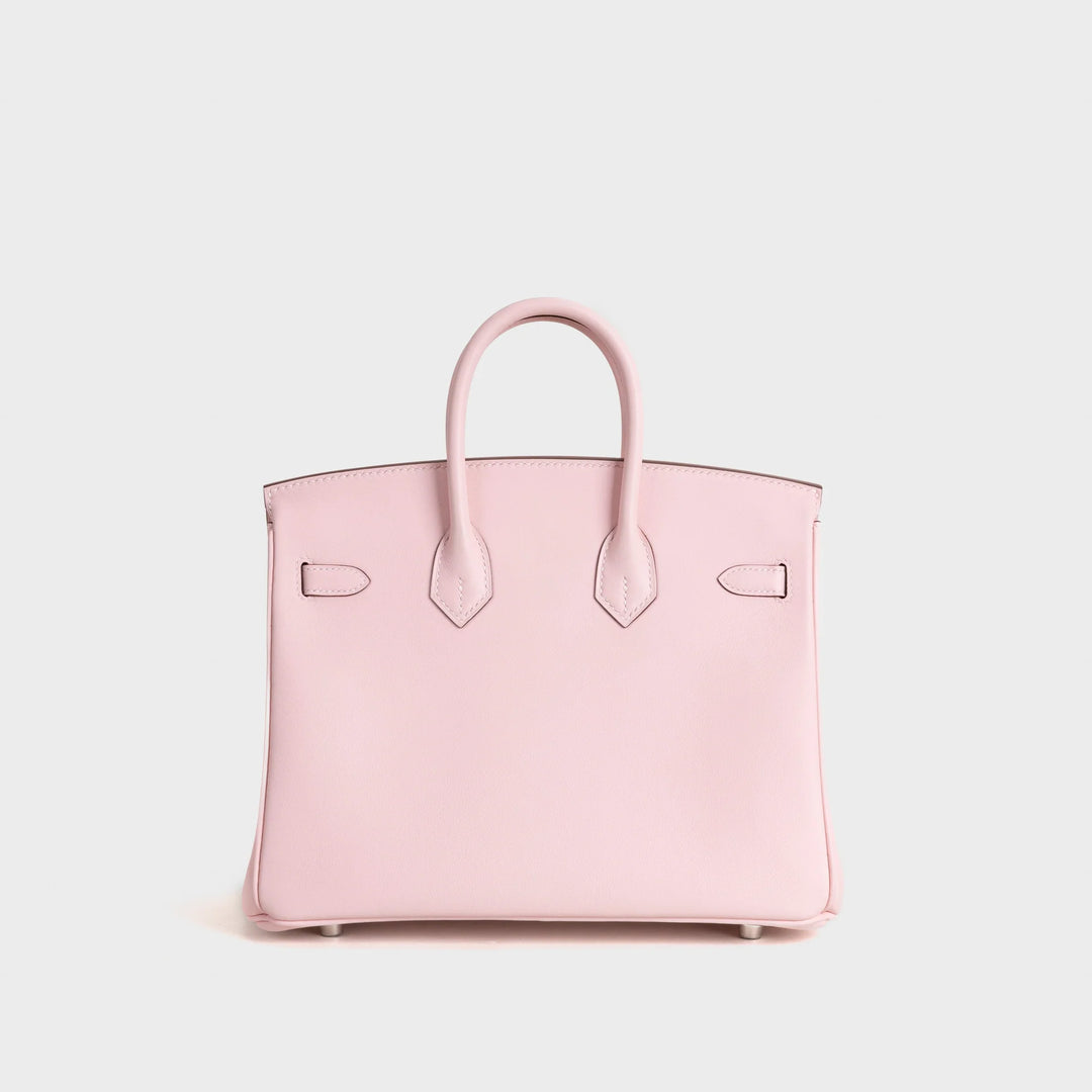 Birkin 25 Swift Leather Rose Sakura Palladium Hardware