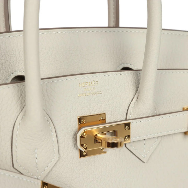 Birkin 25 Craie Togo Gold Hardware