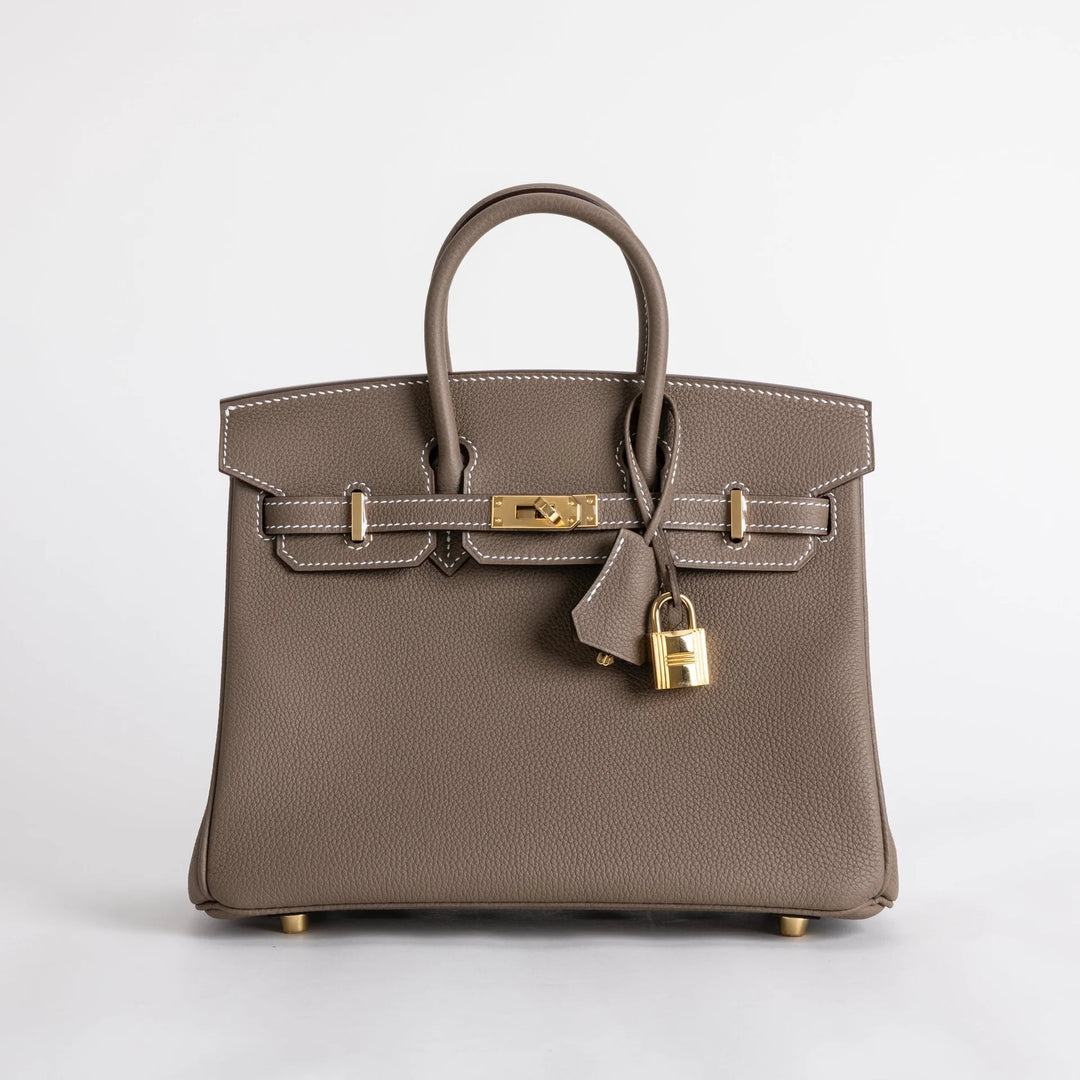 Birkin 25 Etoupe Togo Gold Hardware
