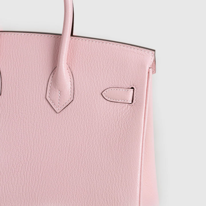 Birkin 25 Chevre Leather Rose Sakura Gold Hardware