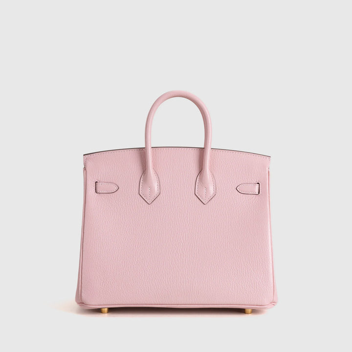 Birkin 25 Chevre Leather Rose Sakura Gold Hardware
