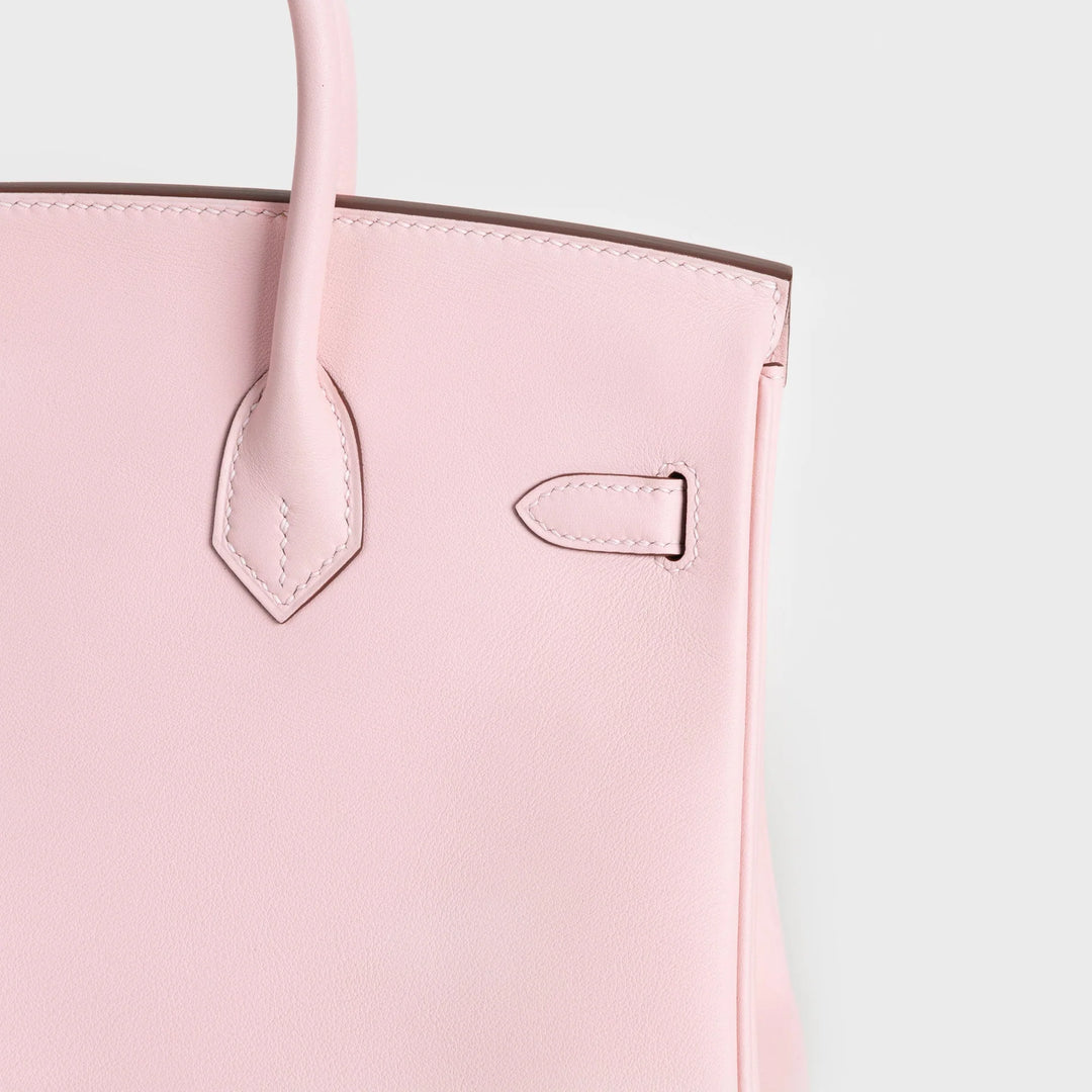 Birkin 25 Swift Leather Rose Sakura Palladium Hardware