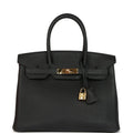 Birkin 30 Black Togo Gold Hardware