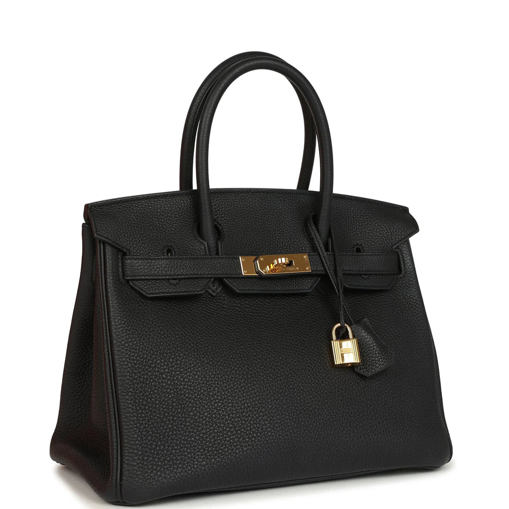 Birkin 30 Black Togo Gold Hardware