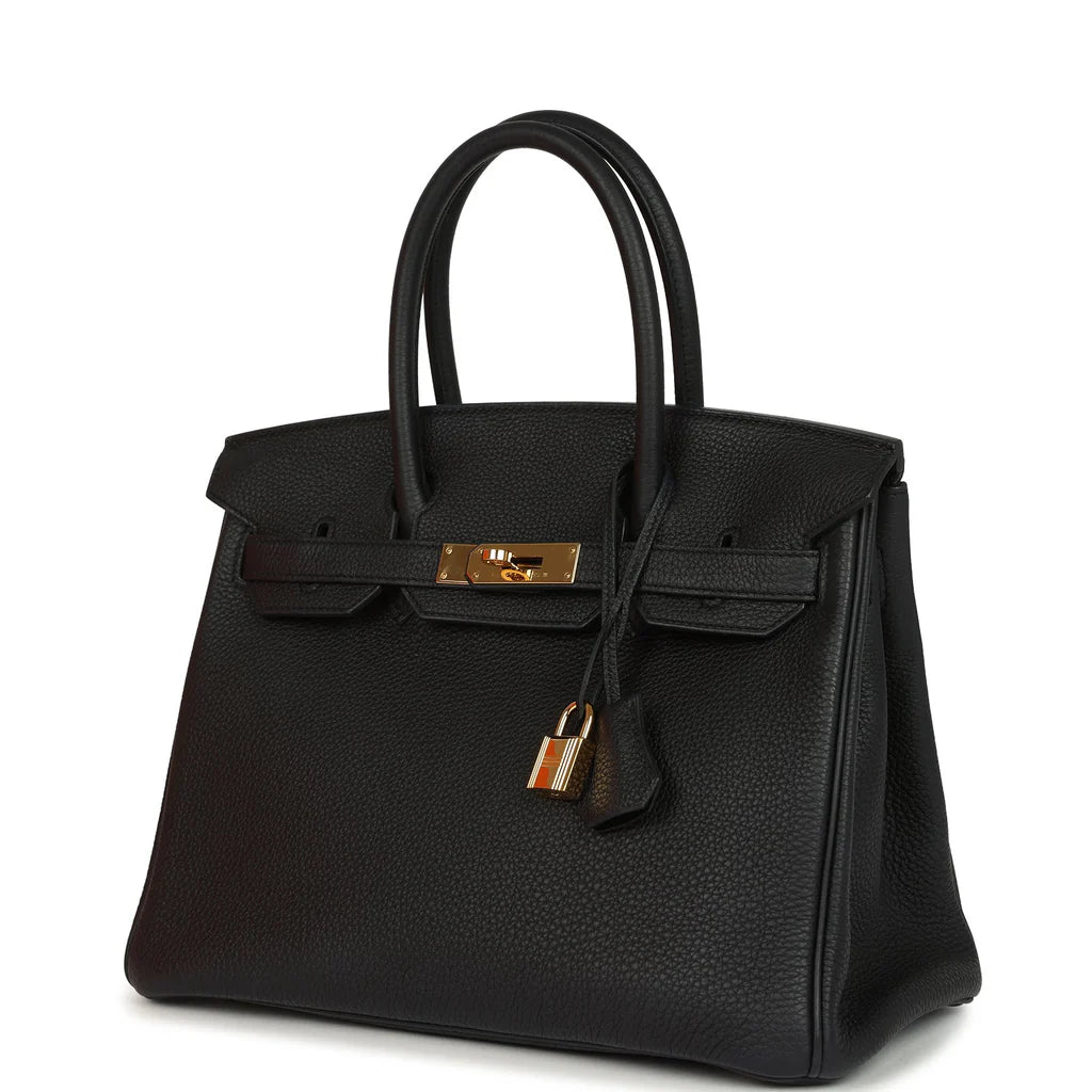 Birkin 30 Black Togo Gold Hardware