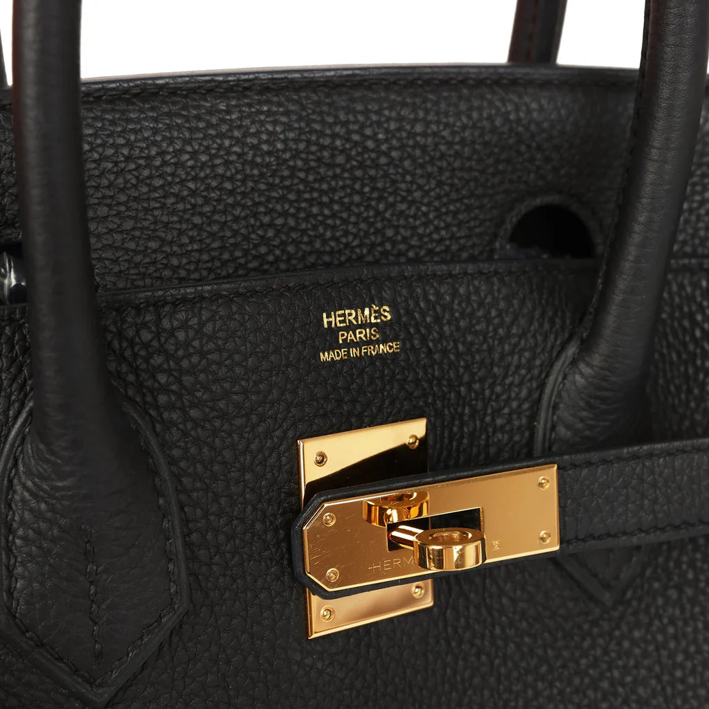 Birkin 30 Black Togo Gold Hardware