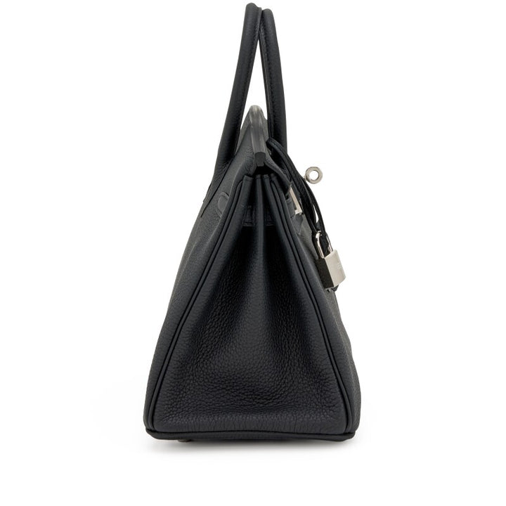 Birkin 25 Black Togo Palladium Hardware W Stamp