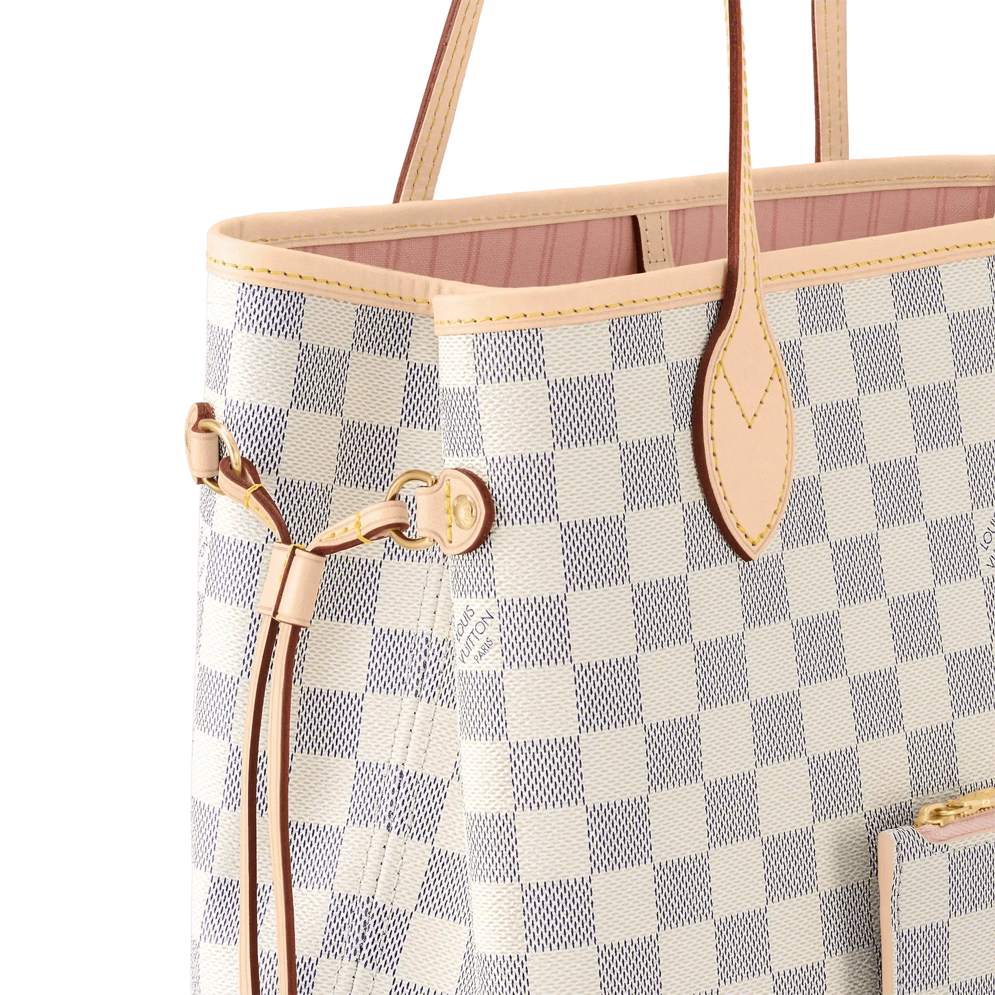 Louis Vuitton Damier Azur Neo Neverfull MM Rose - My Luxe Bag
