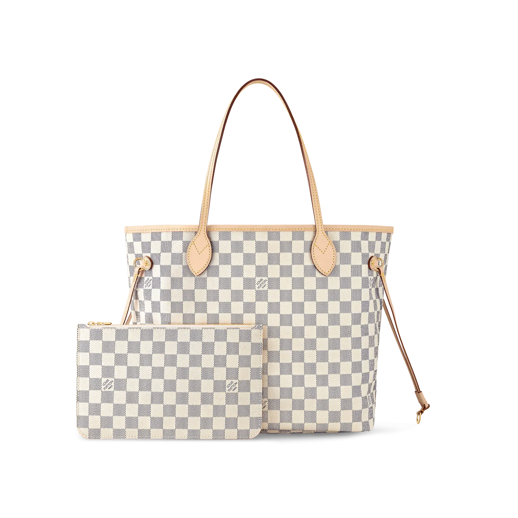 Louis Vuitton Damier Azur Neo Neverfull MM Beige - My Luxe Bag